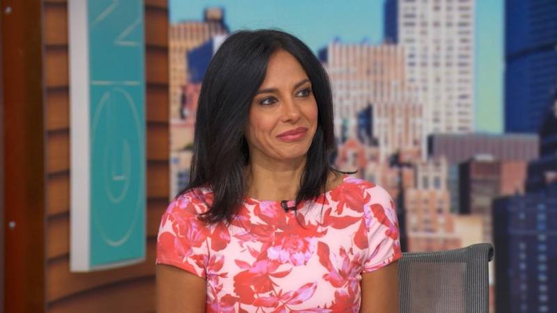 Dr. Tara Narula on the Good Morning America set during the FDA peptide review segment