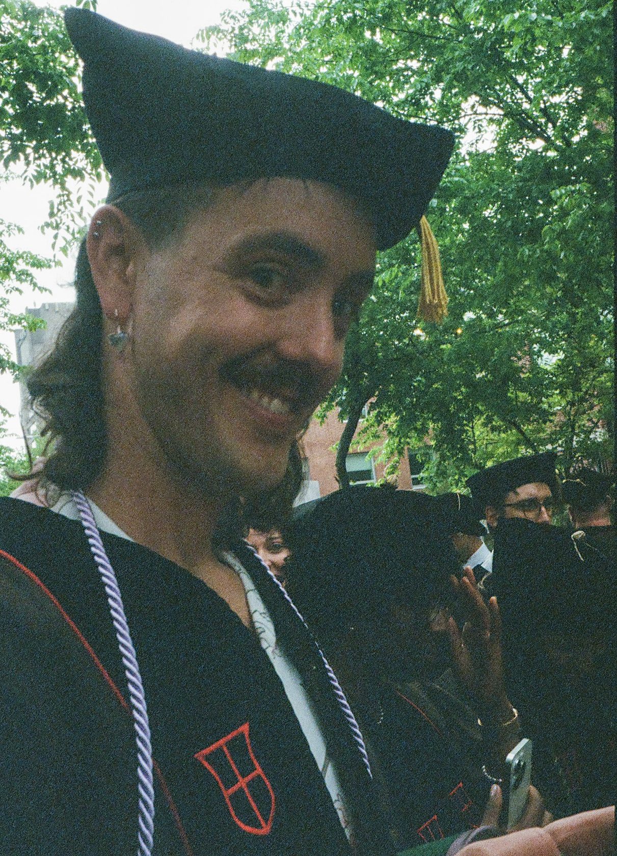 Portrait of a graduate in cap and gown